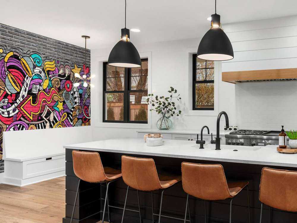 Graffiti musicali su mattoni