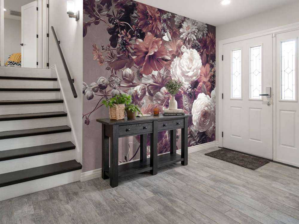 Grande bouquet con papaveri arancioni