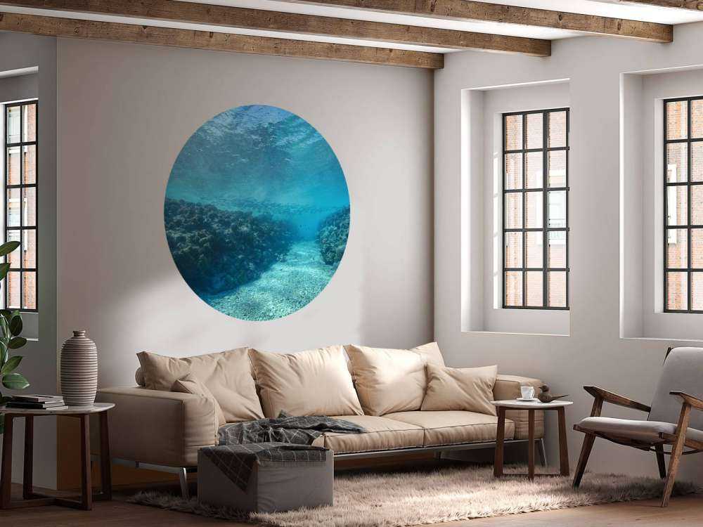 Mondo sottomarino con corallo