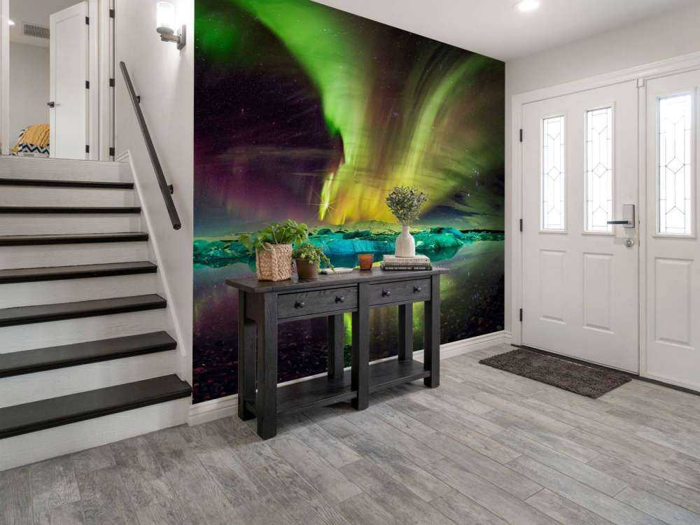 Aurora boreale a Jökulsárlón