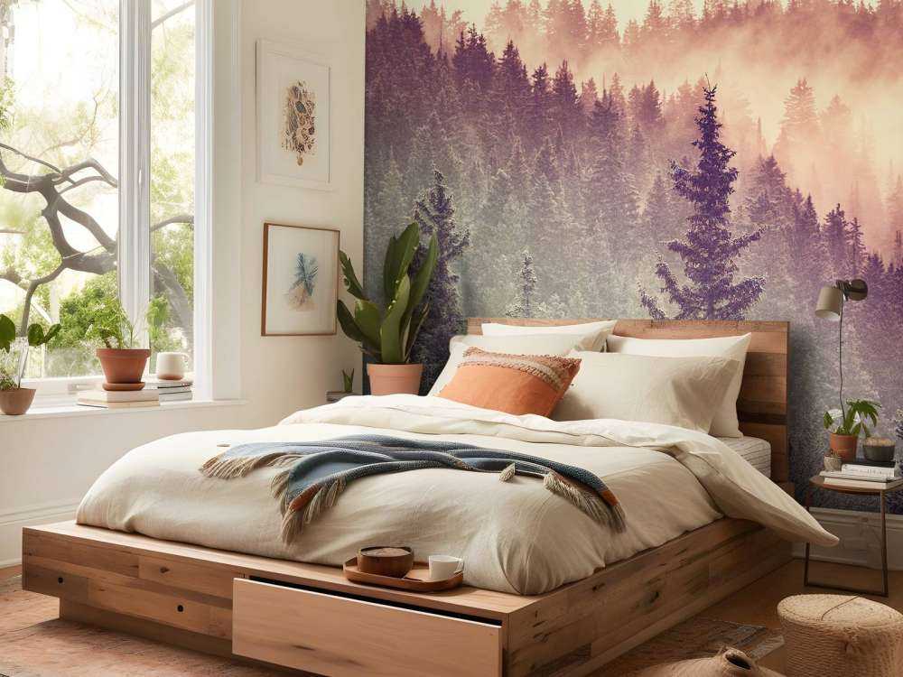 Nebbia nella foresta