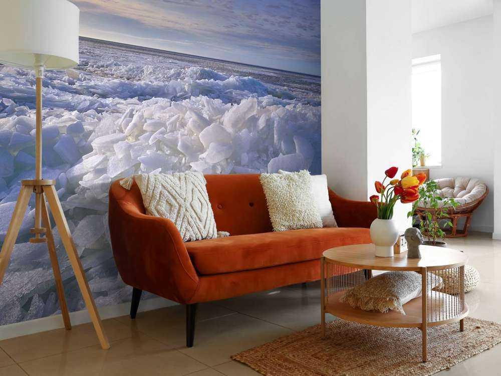 Schiacciare il ghiaccio sull'Ijsselmeer