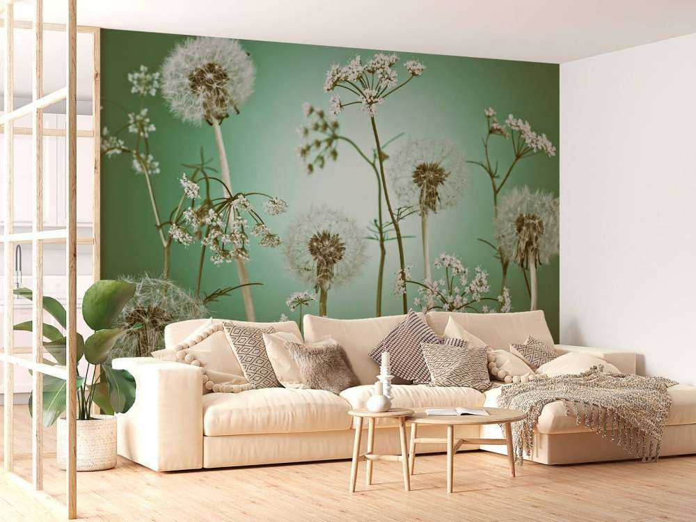 Fantasia del prato verde