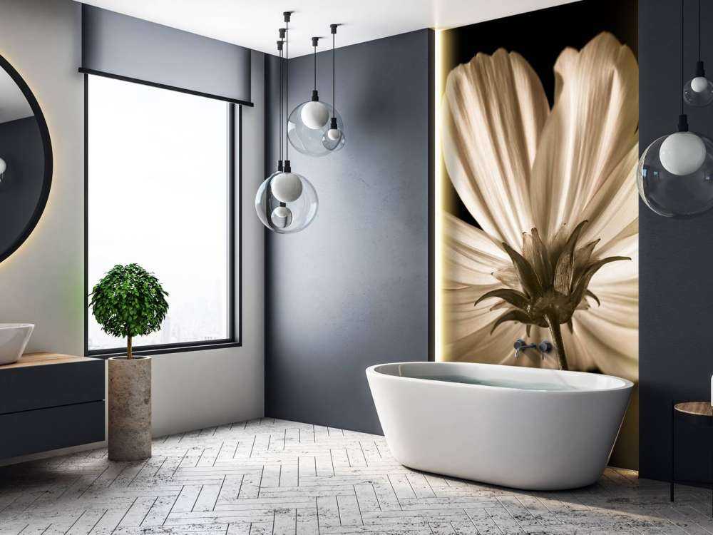 Fiore di cosmo dal basso