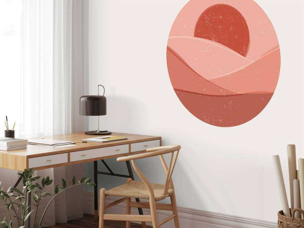 Onde rosse davanti al sole