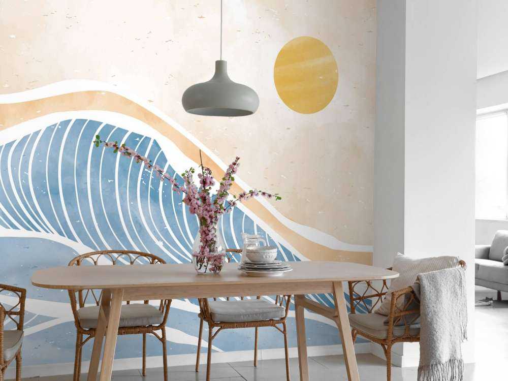 Onde blu per il sole