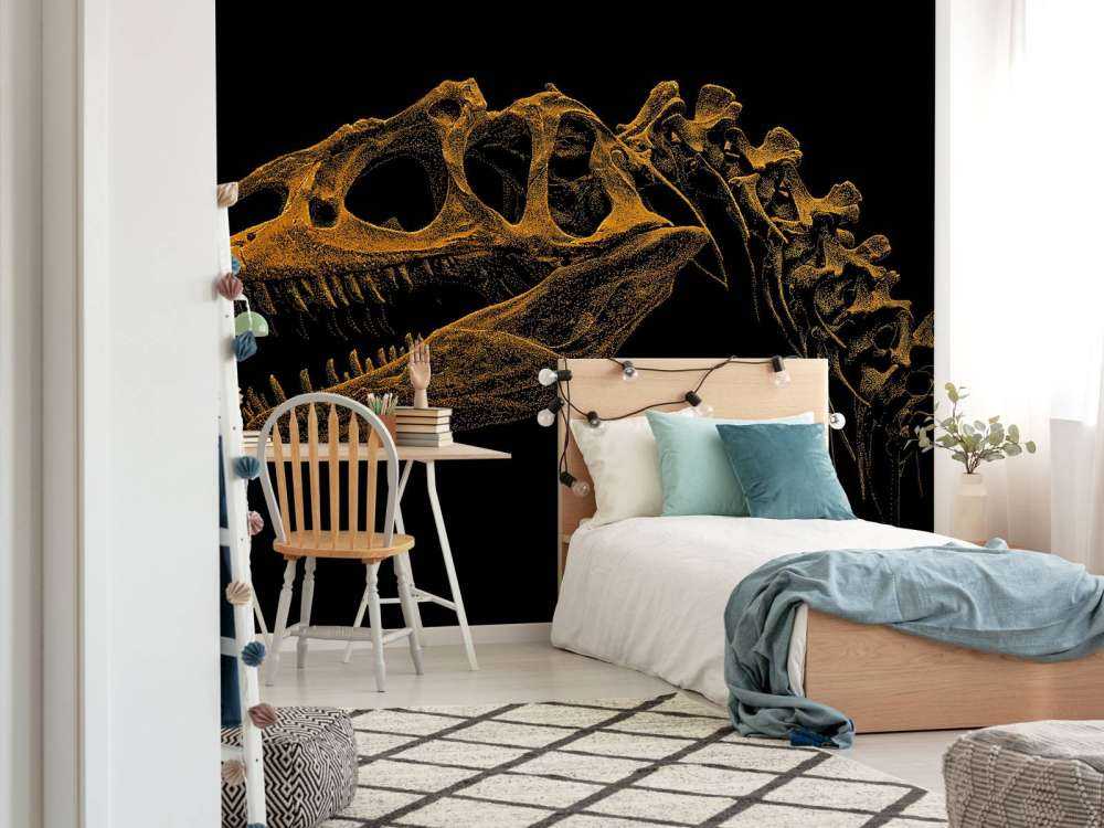 Scheletro di un dinosauro