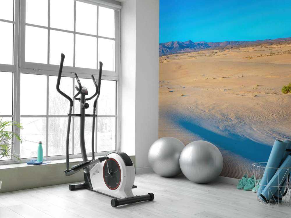 Alba alle dune di sabbia