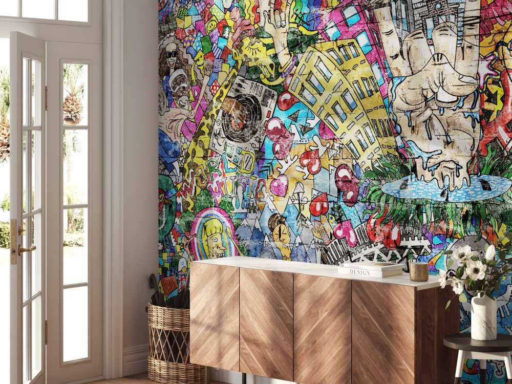 Trambusto di graffiti