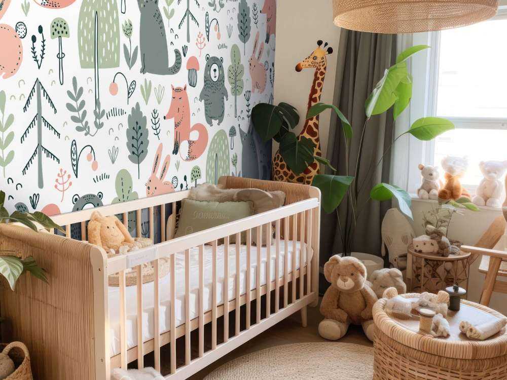 Animali della foresta colorati