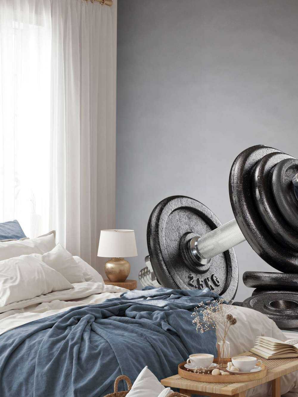 Dumbell con dischi neri