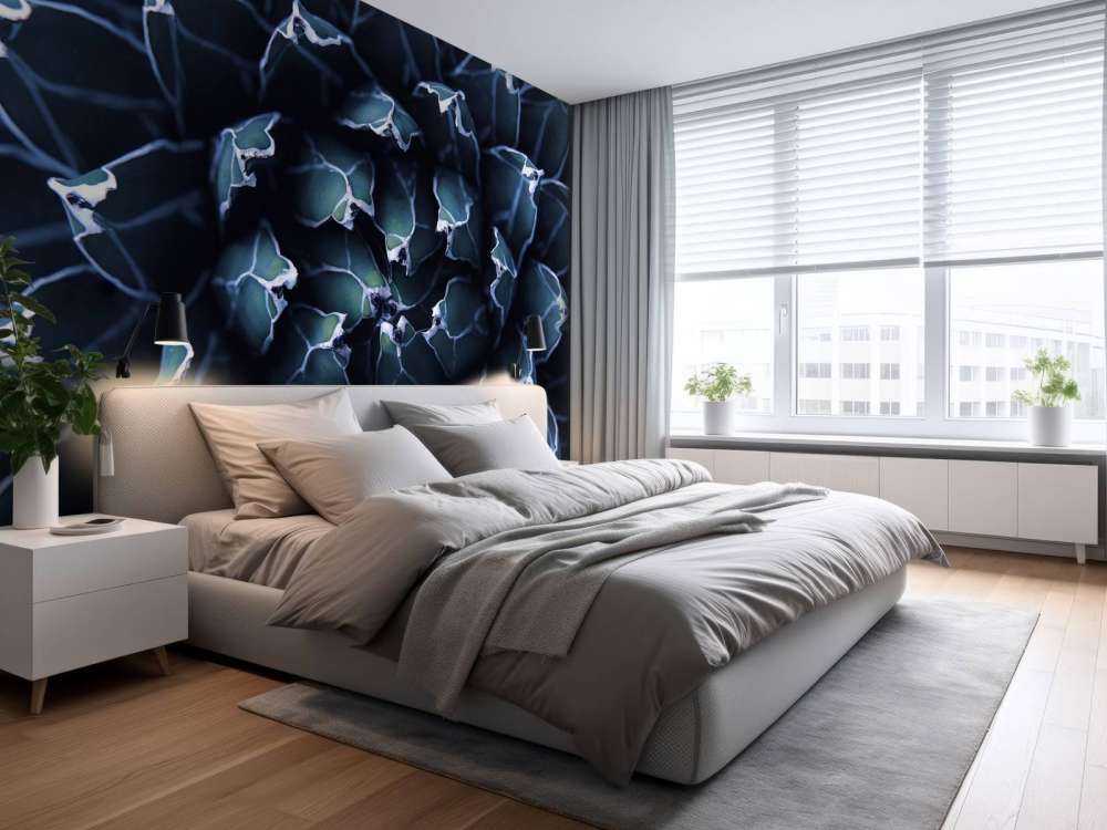 Succulenta blu scuro