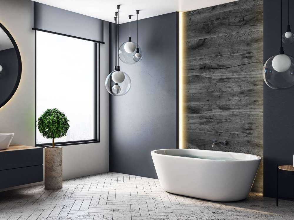 Tavole di legno grigio