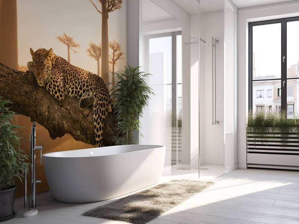 Leopardo addormentato