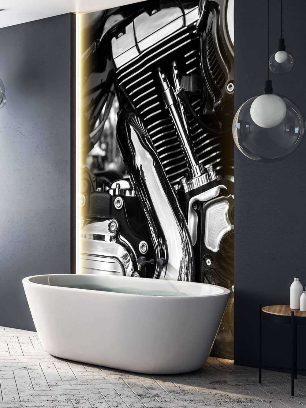 Blocco motore lucido