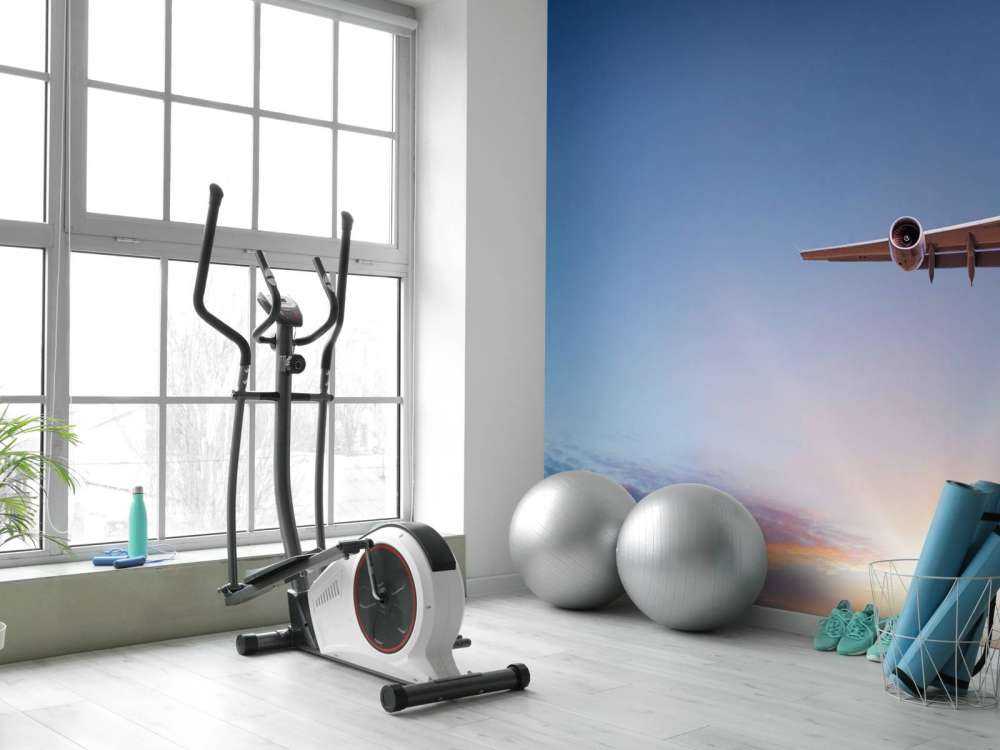 Aereo con un bel sole