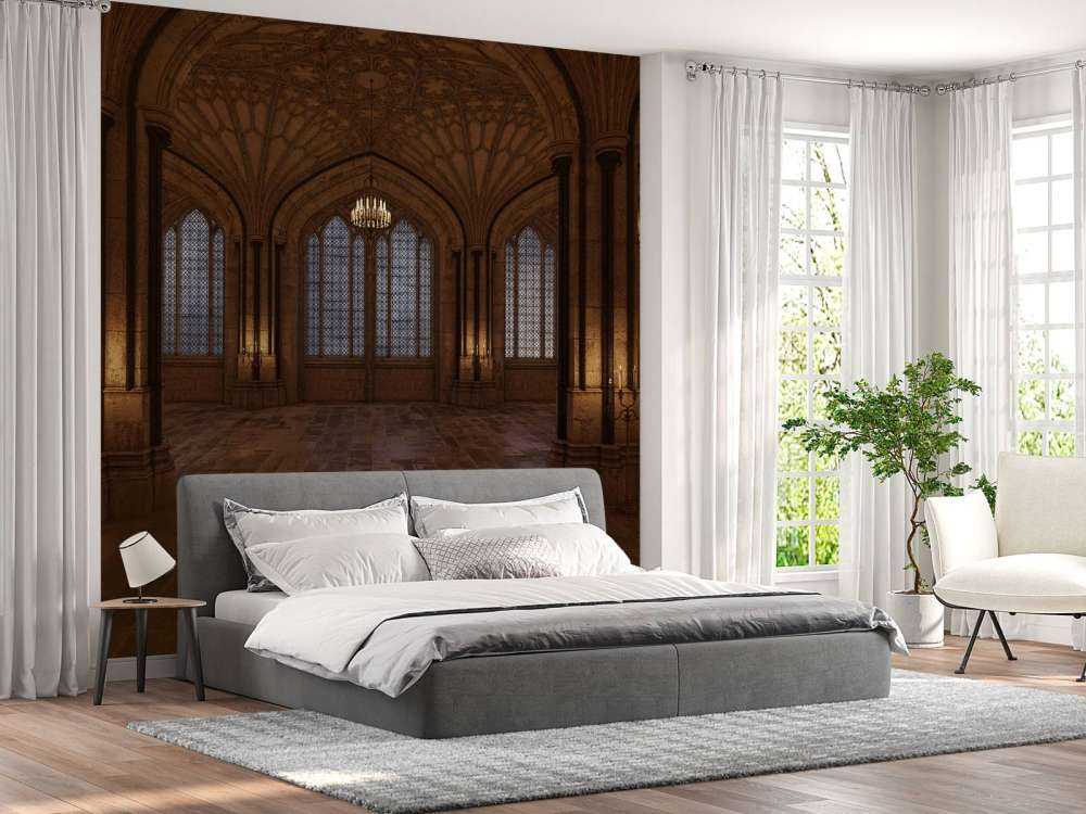 Corridoio del castello in 3D