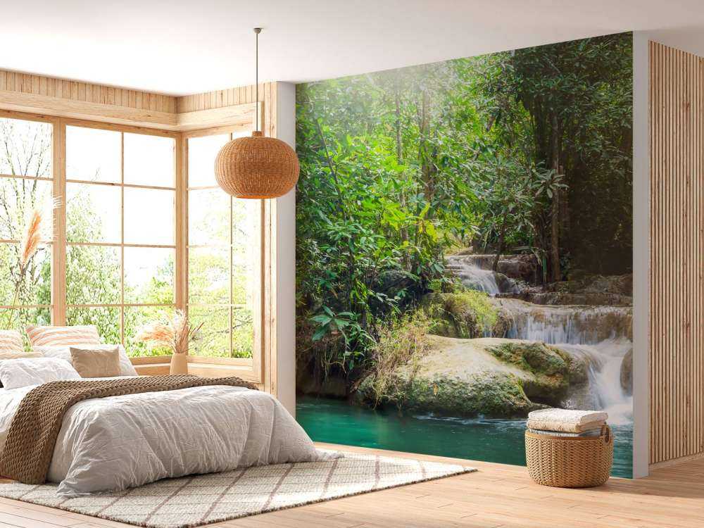 Cascata di Erawan in Thailandia
