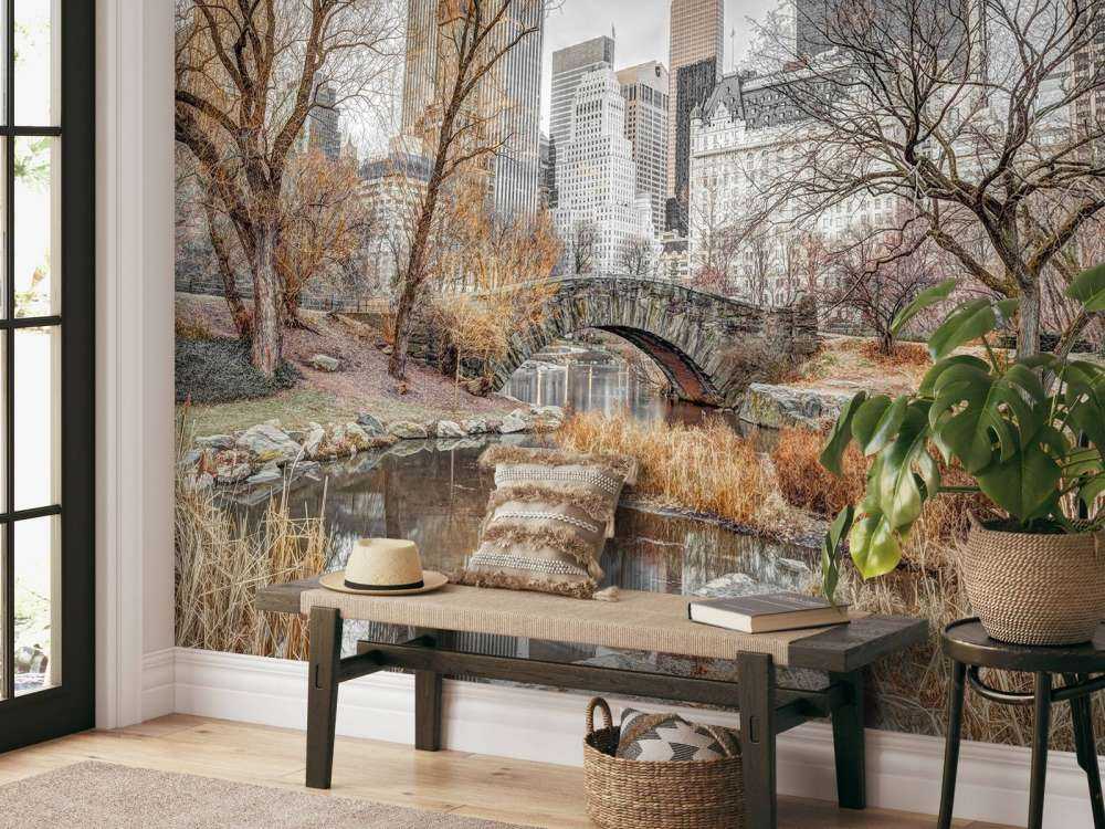 Parco centrale in inverno