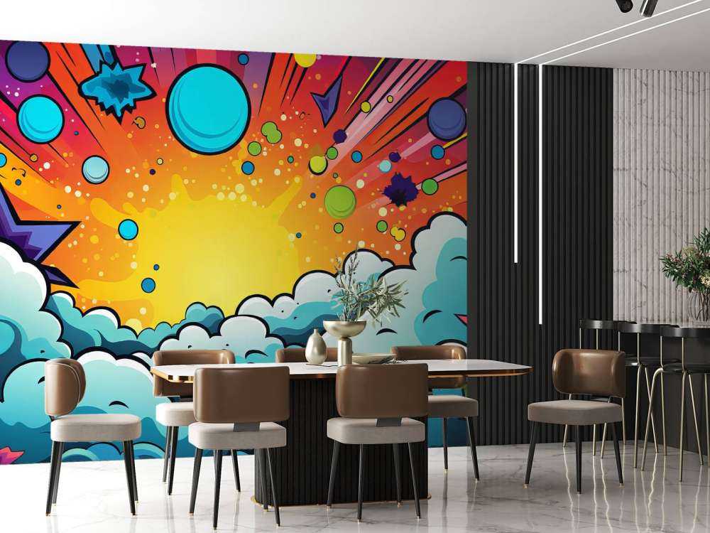 Esplosione di colore cosmico