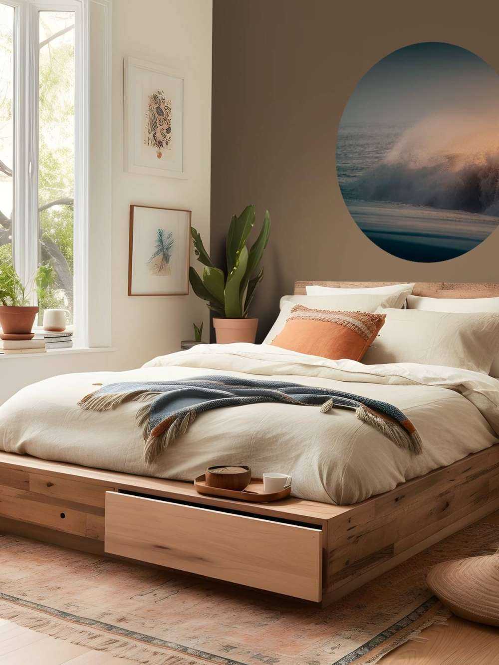 Onde che si infrangono sulla spiaggia