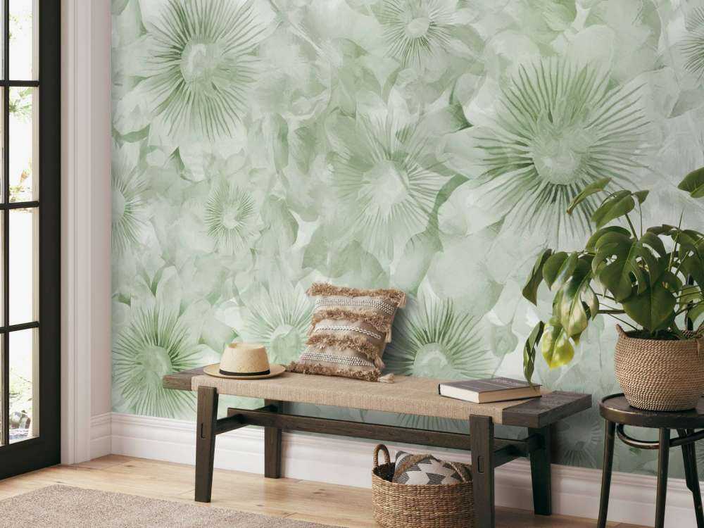 Eleganza Botanica Acquerello Verde Campo