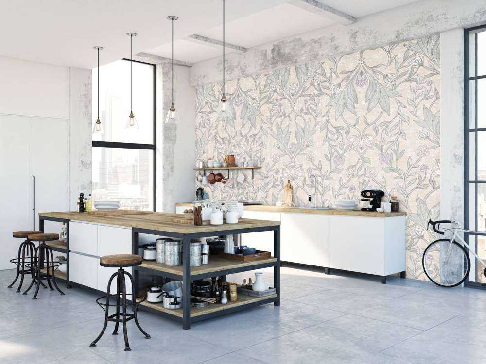 Morris damasco floreale - beige neutro