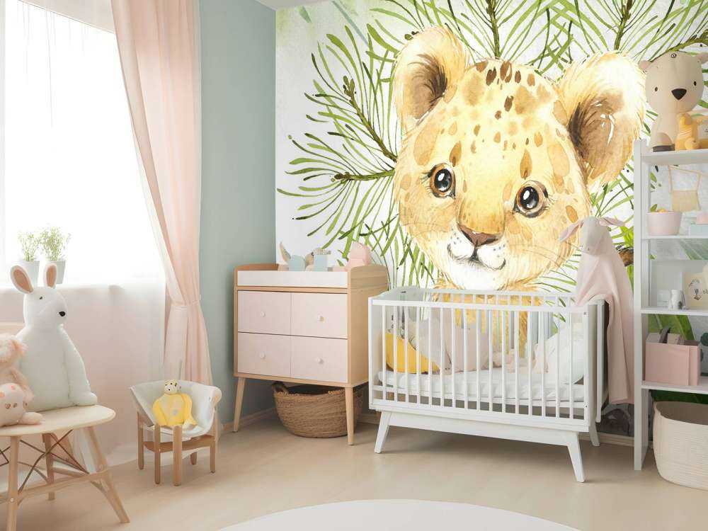 Cucciolo di leone di Savana