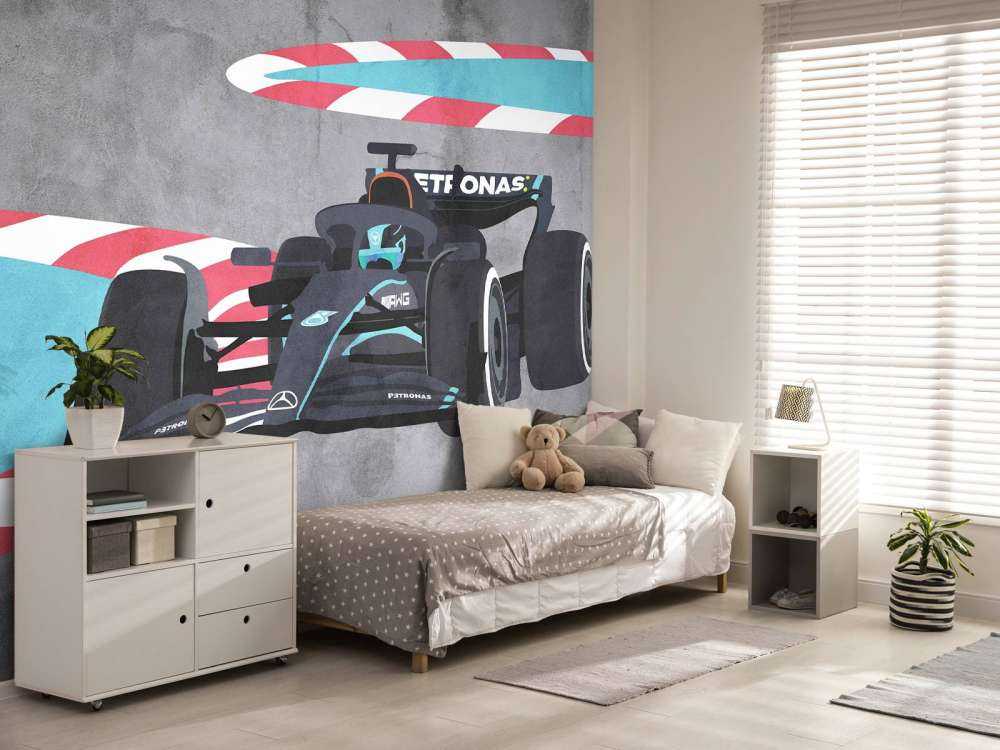 Auto da corsa Mercedes