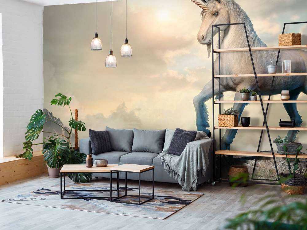 Unicorno sulle rocce