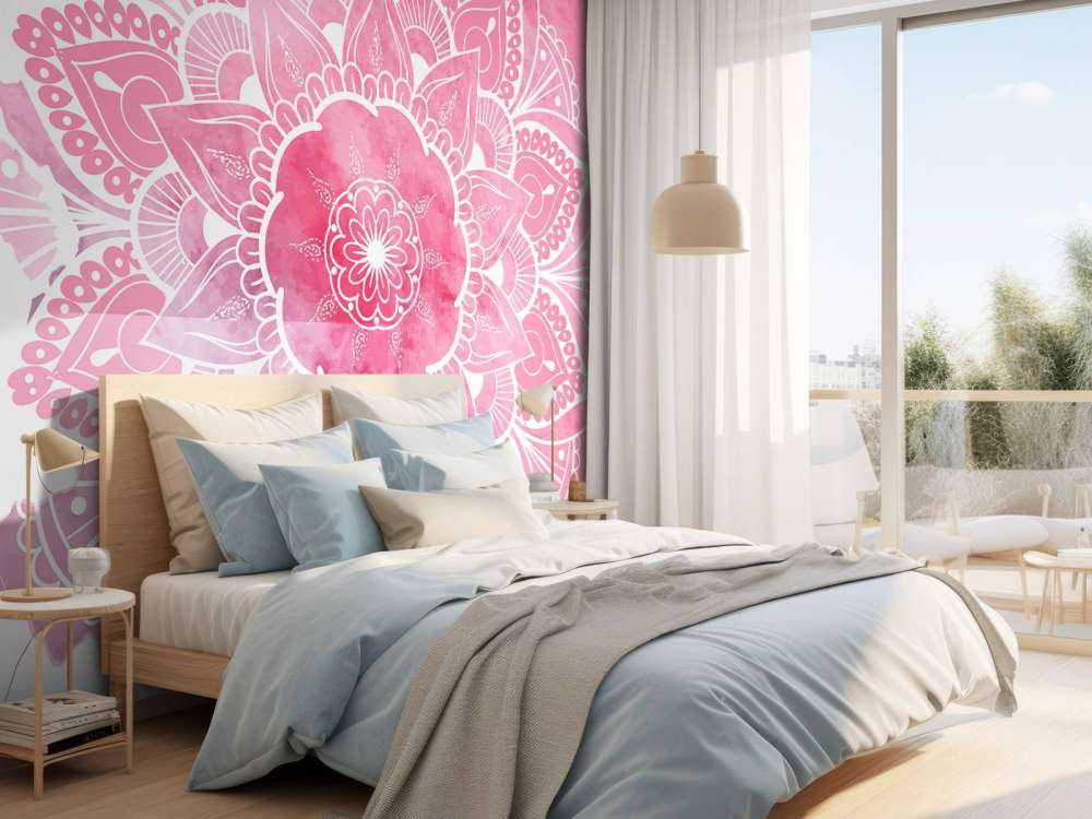 Mandala con motivo floreale