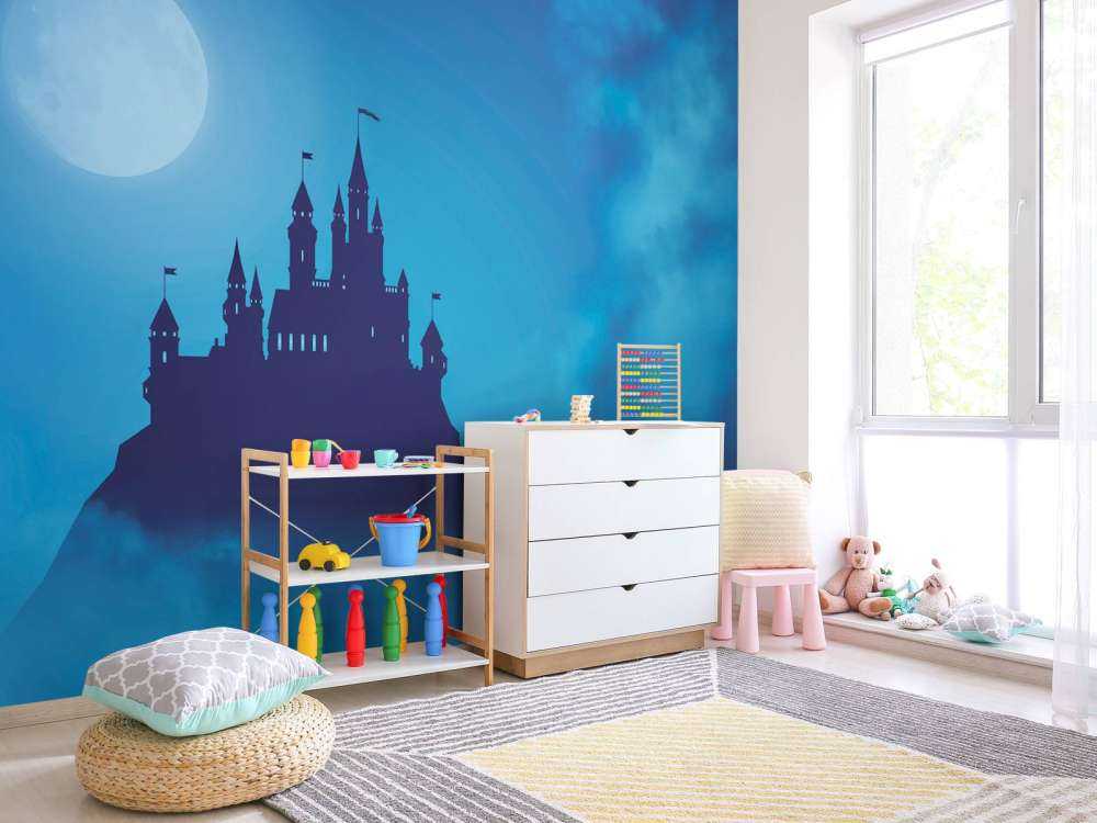 Castello con la luce della luna