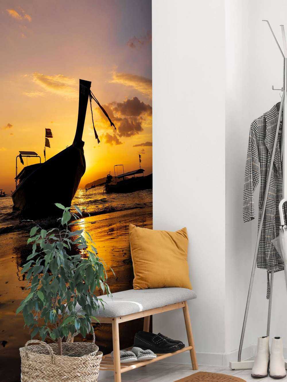 Barca tradizionale a coda lunga