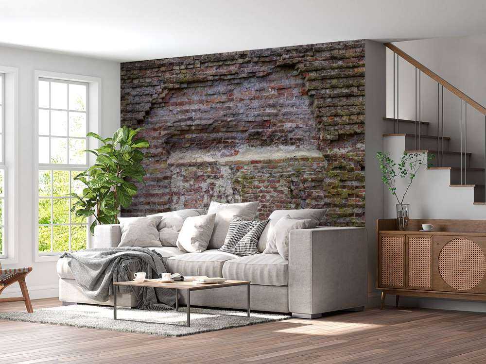 Vecchio muro sbriciolato