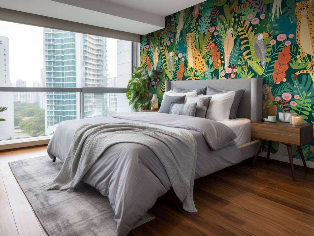 Modello di animali colorati