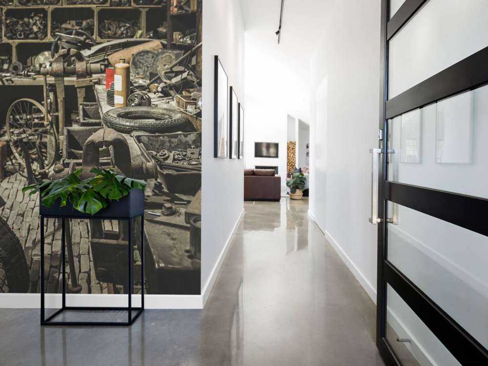 Vecchia officina di motori