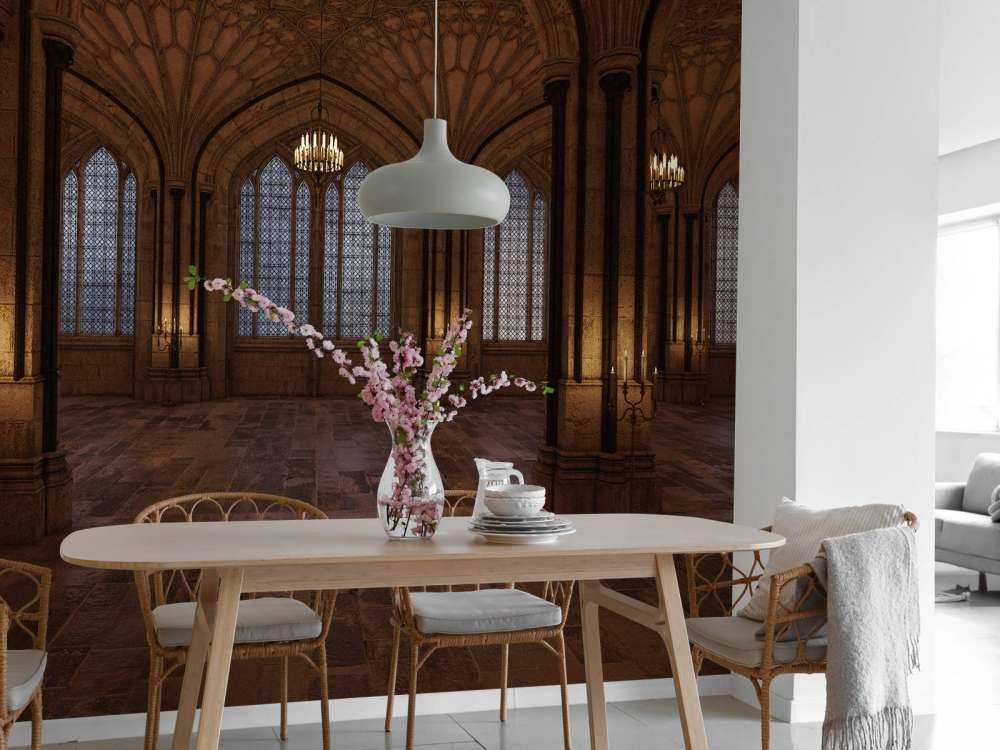 Corridoio del castello in 3D