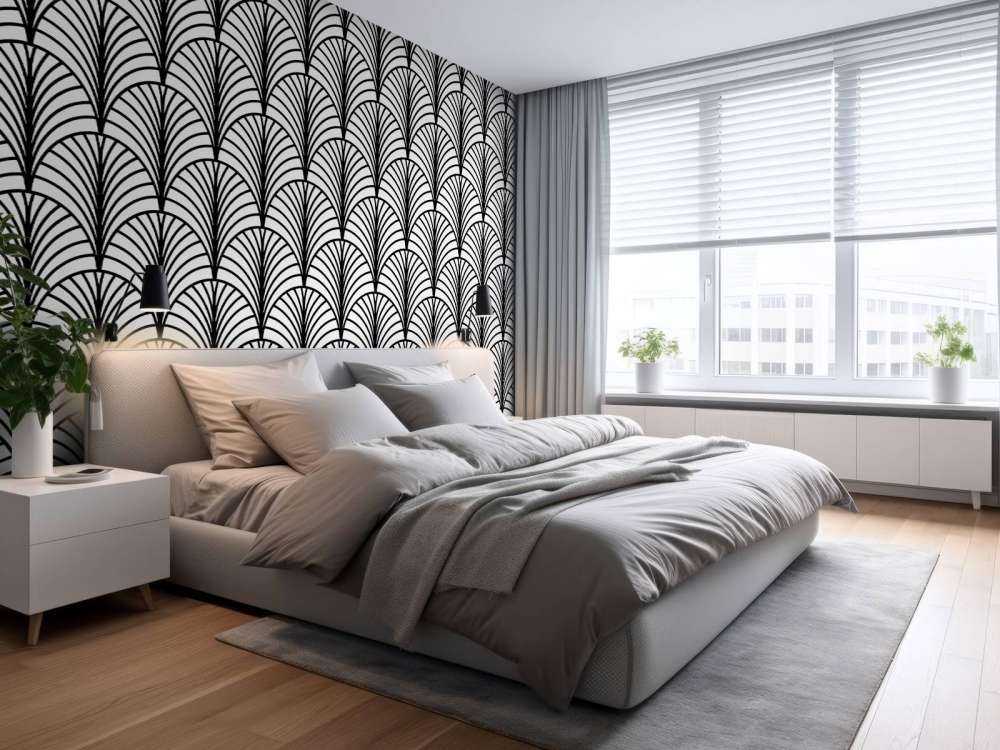 Palmette bianco e nero