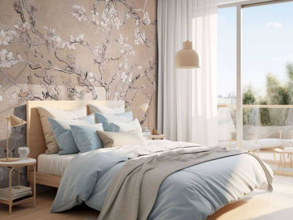 Fiore di mandorlo tinto chiaro