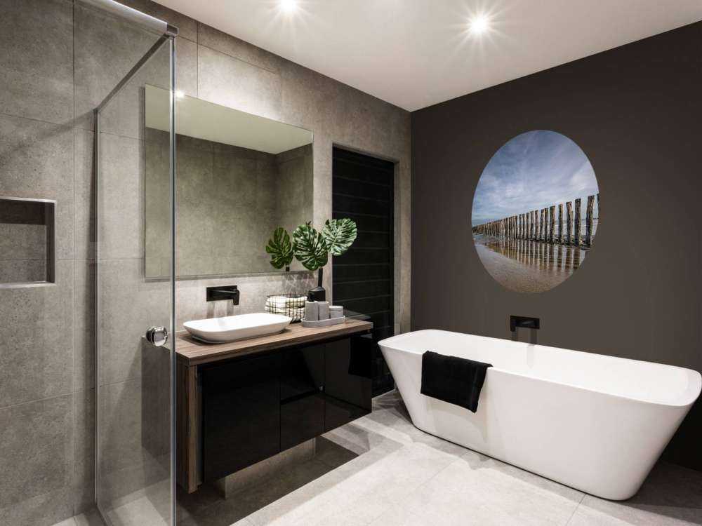 Diga foranea in legno sulla costa nei pressi di Cadzand-bad - NL