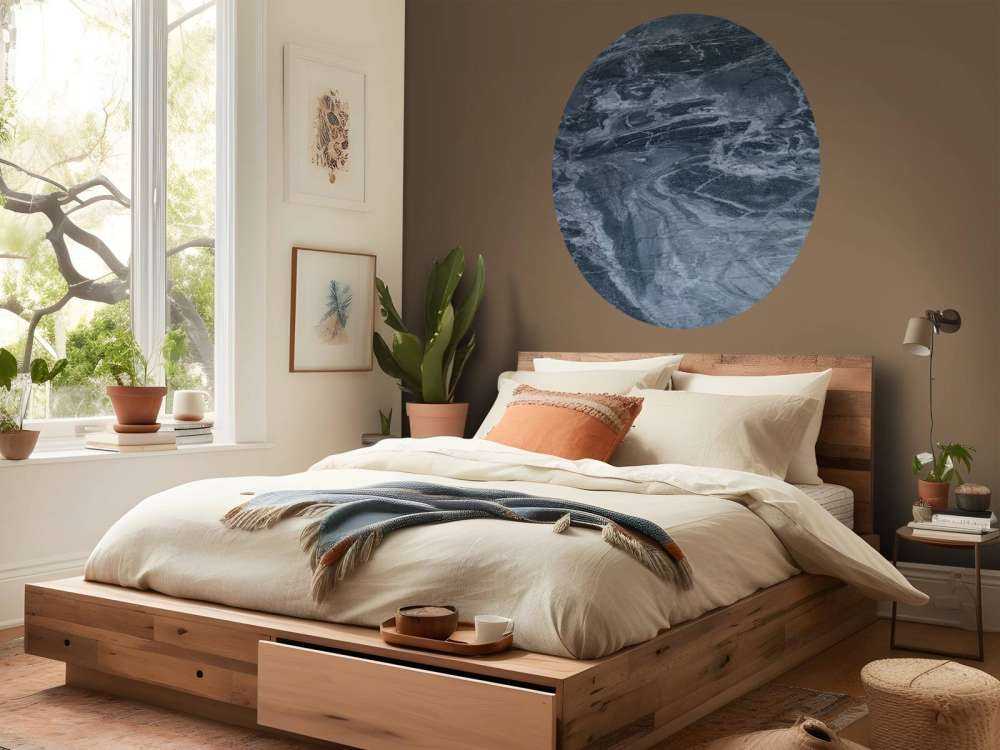 Marmo con tonalità blu