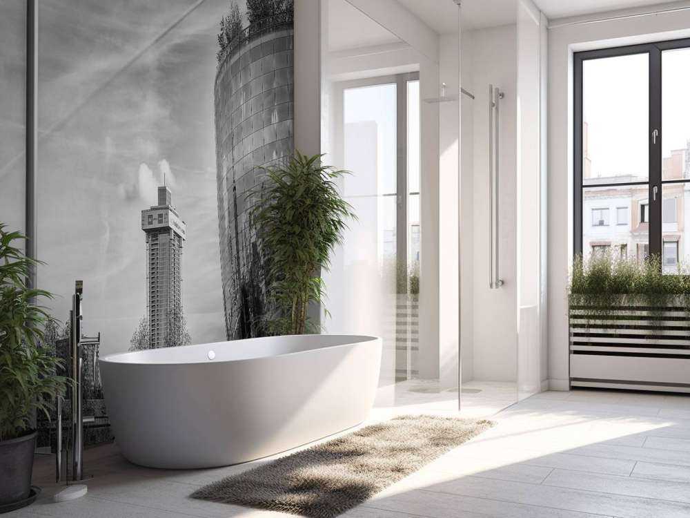 Il Deposito del Museo di Rotterdam in bianco e nero 