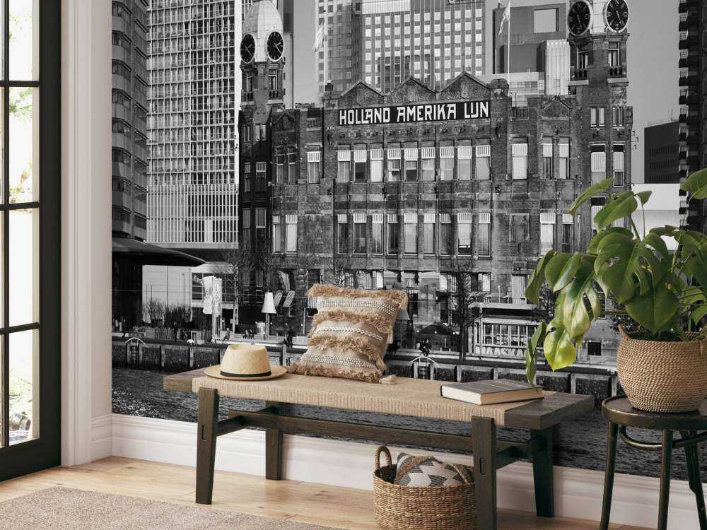 Hotel New York in bianco e nero Rotterdam 