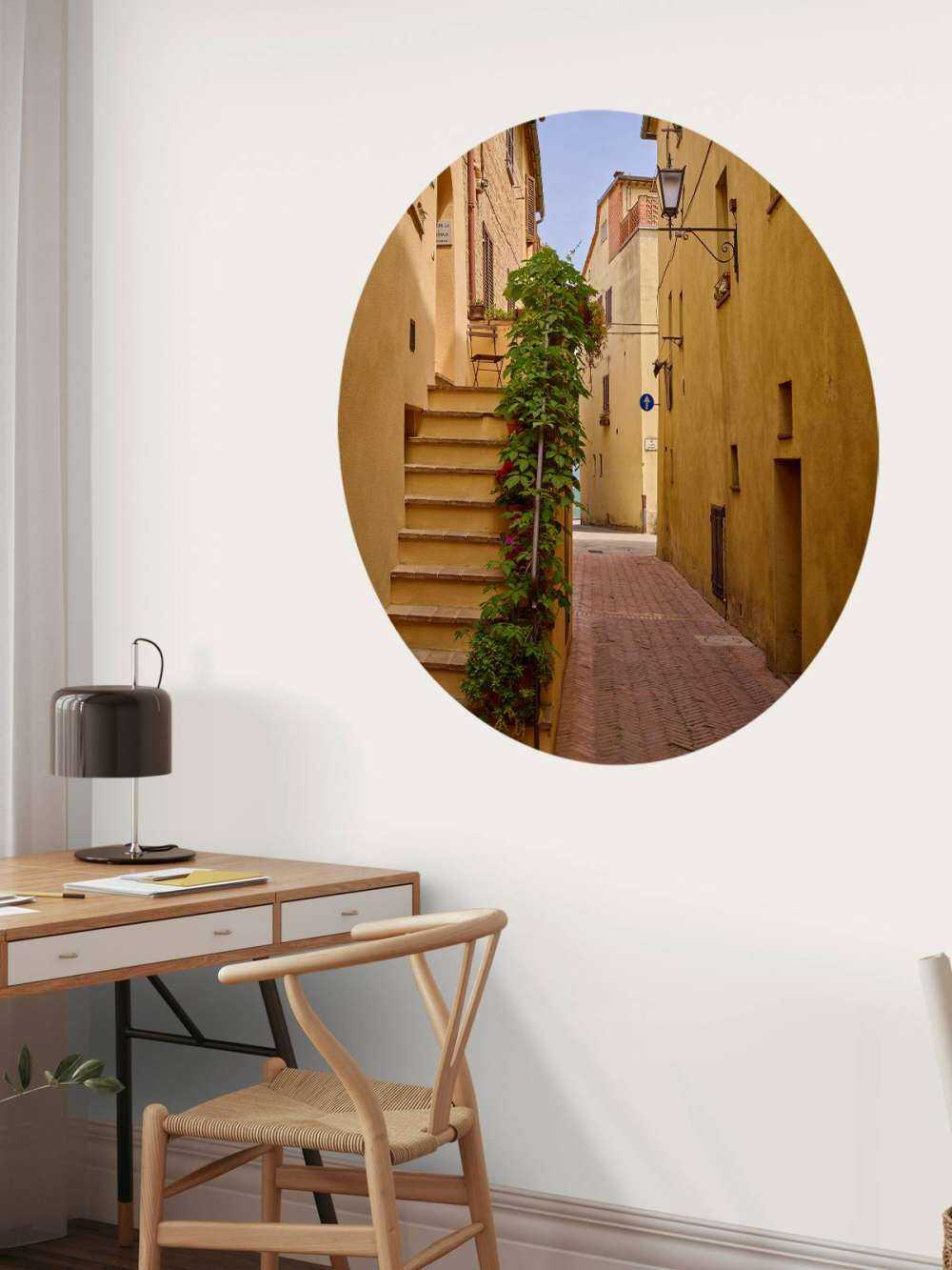 Le scale di una strada italiana