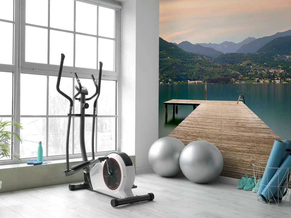 Pontile sul lago di Garda