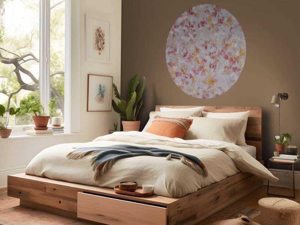 Fiori su sfondo grigio