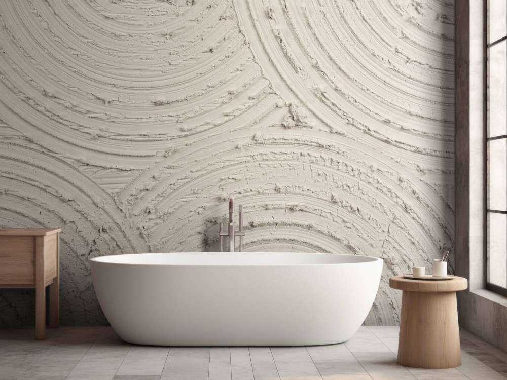 Cerchi Zen struttura grezza in lino