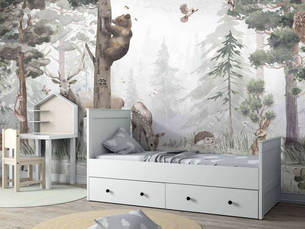 Fauna selvatica nel mezzo della foresta