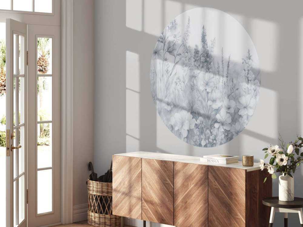 Giardino inglese tenero - blu