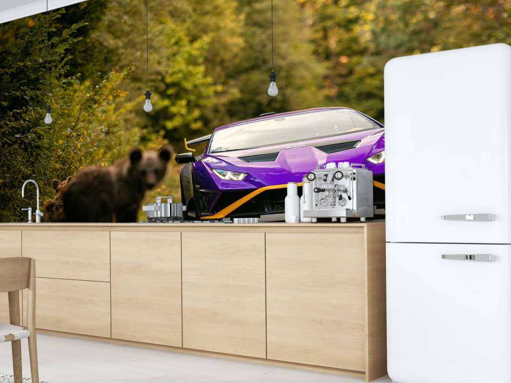 Lamborghini vs. natura selvaggia